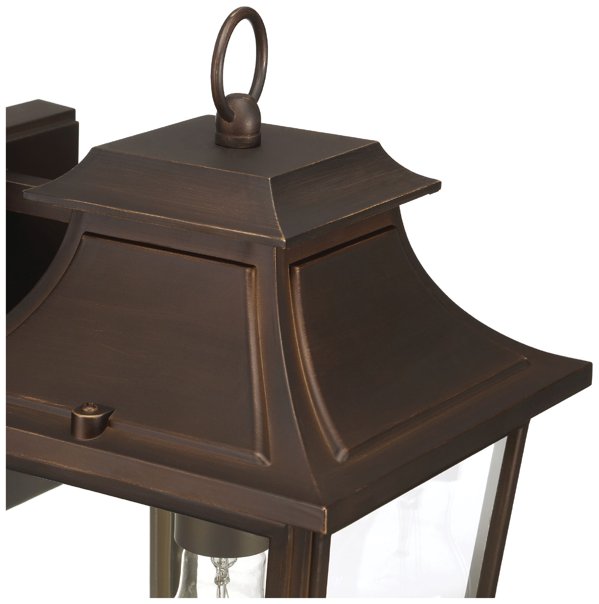 Image 7 Hunter Spring Cove Matte Bronze Outdoor 1 Light Medium 15 Inch Wall Light more views