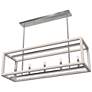2_Hunter Squire Manor Chrome and Distressed White 5 Light Chandelier more views