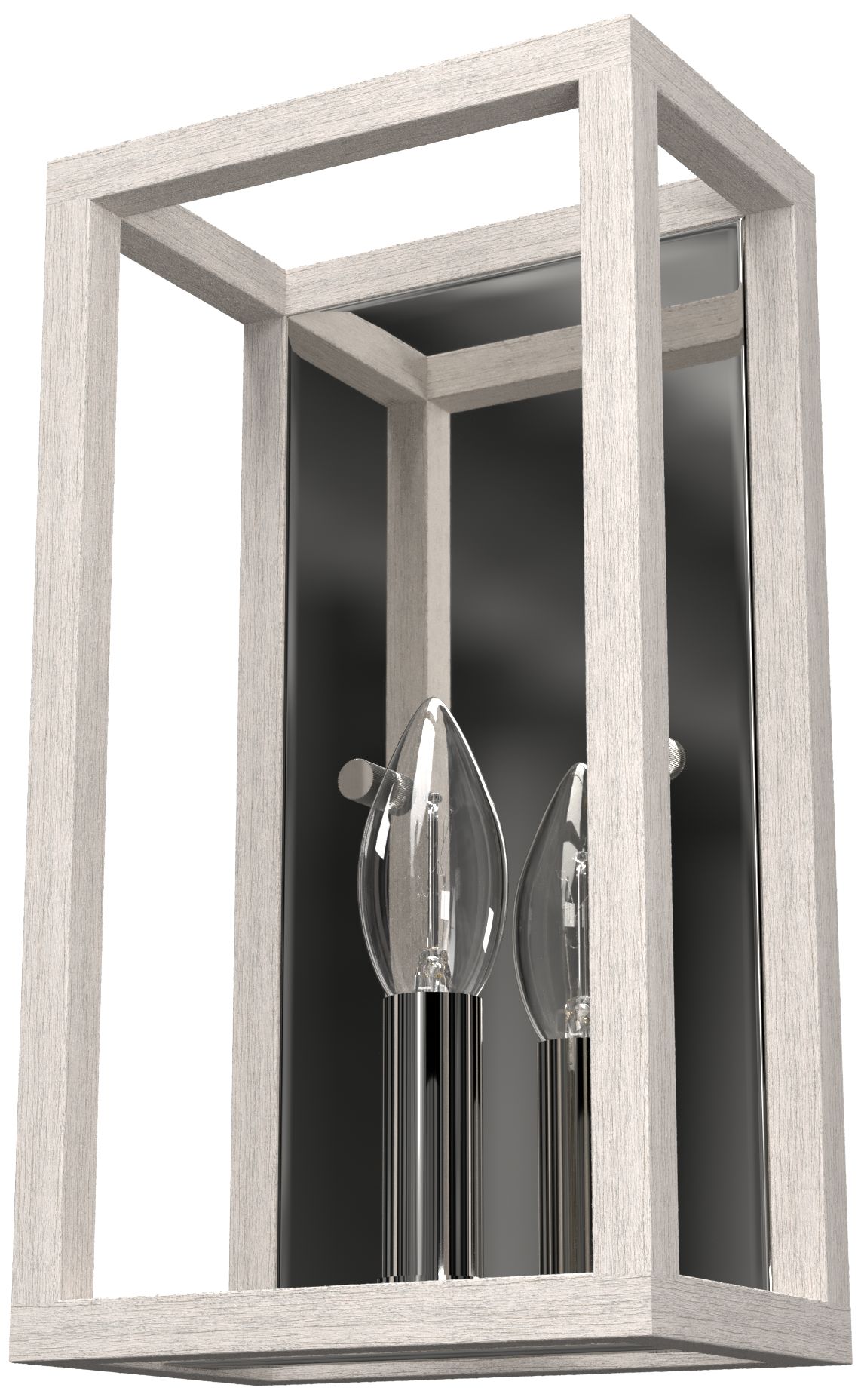 Image 2 Hunter Squire Manor Distressed White Sconce