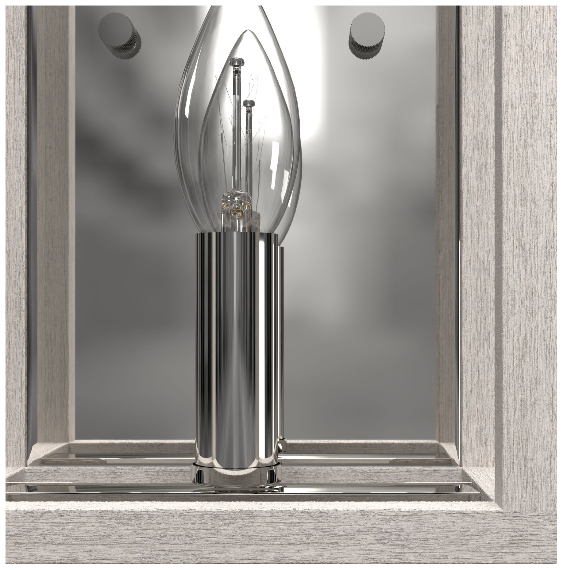 Image 7 Hunter Squire Manor Distressed White Sconce more views