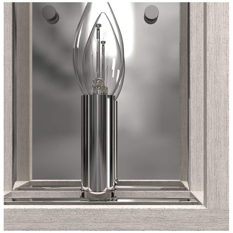 Image 7 Hunter Squire Manor Distressed White Sconce more views
