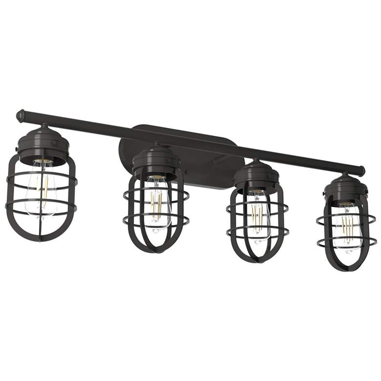 Image 1 Hunter Starklake 4 Light Vanity Noble Bronze