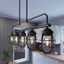 1_Hunter Starklake 5 Light Chandelier Noble Bronze