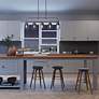 3_Hunter Starklake 5 Light Chandelier Noble Bronze more views