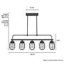 Hunter Starklake 5 Light Chandelier Noble Bronze