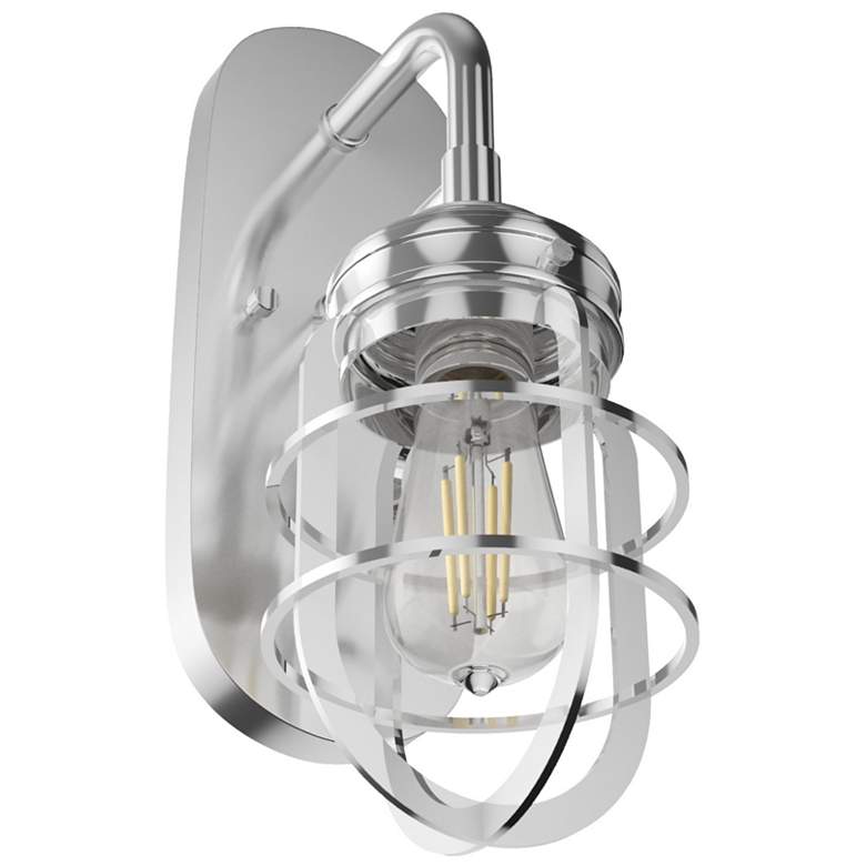 Image 1 Hunter Starklake Sconce Brushed Nickel