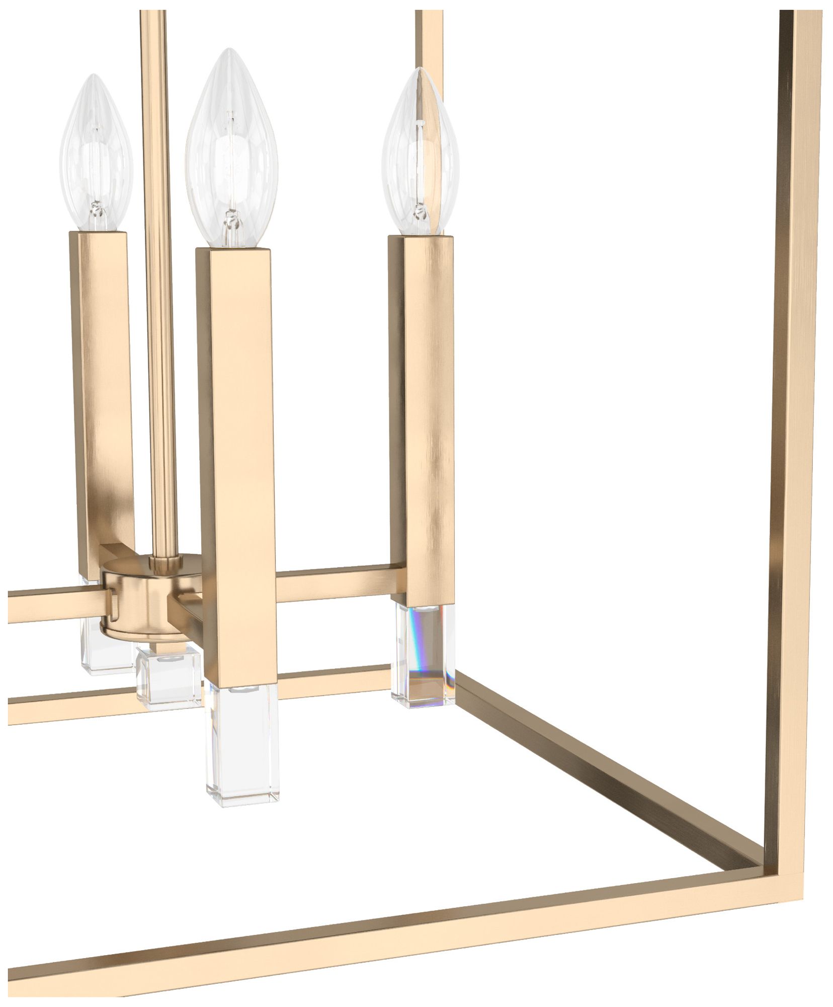 Image 6 Hunter Sunjai Alturas Gold 4 Light Large Pendant Ceiling Light Fixture more views