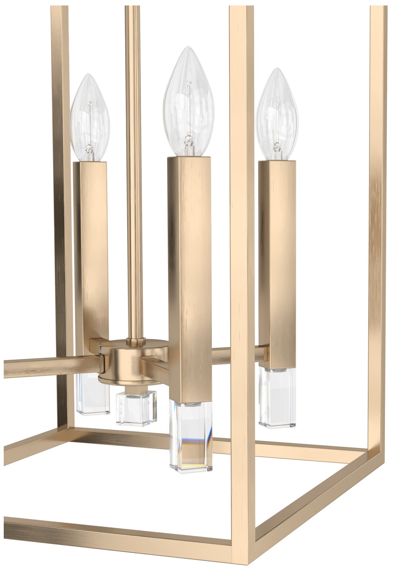 Image 6 Hunter Sunjai Alturas Gold 4 Light Medium Pendant Ceiling Light Fixture more views