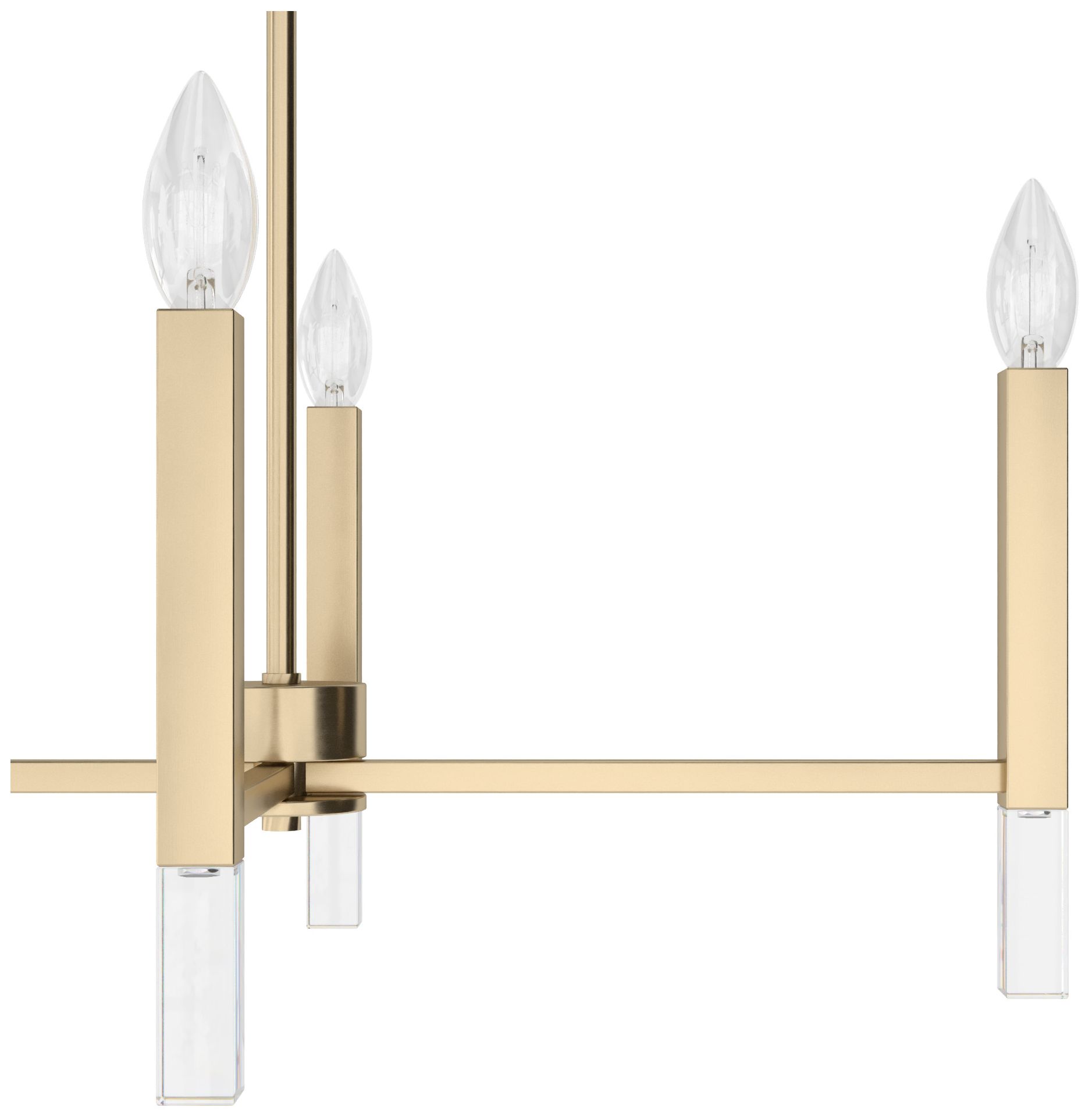 Image 7 Hunter Sunjai Alturas Gold 7 Light Large Chandelier Ceiling Light Fixture more views