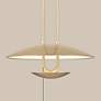 4_Hunter Sunset Ridge Luxe Gold Light Large Pendant Ceiling Light Fixture more views