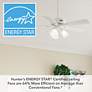 Hunter Swanson LED 44 in Fresh White ENERGY STAR Indoor Fan