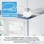 Hunter Swanson LED 44 in Fresh White ENERGY STAR Indoor Fan
