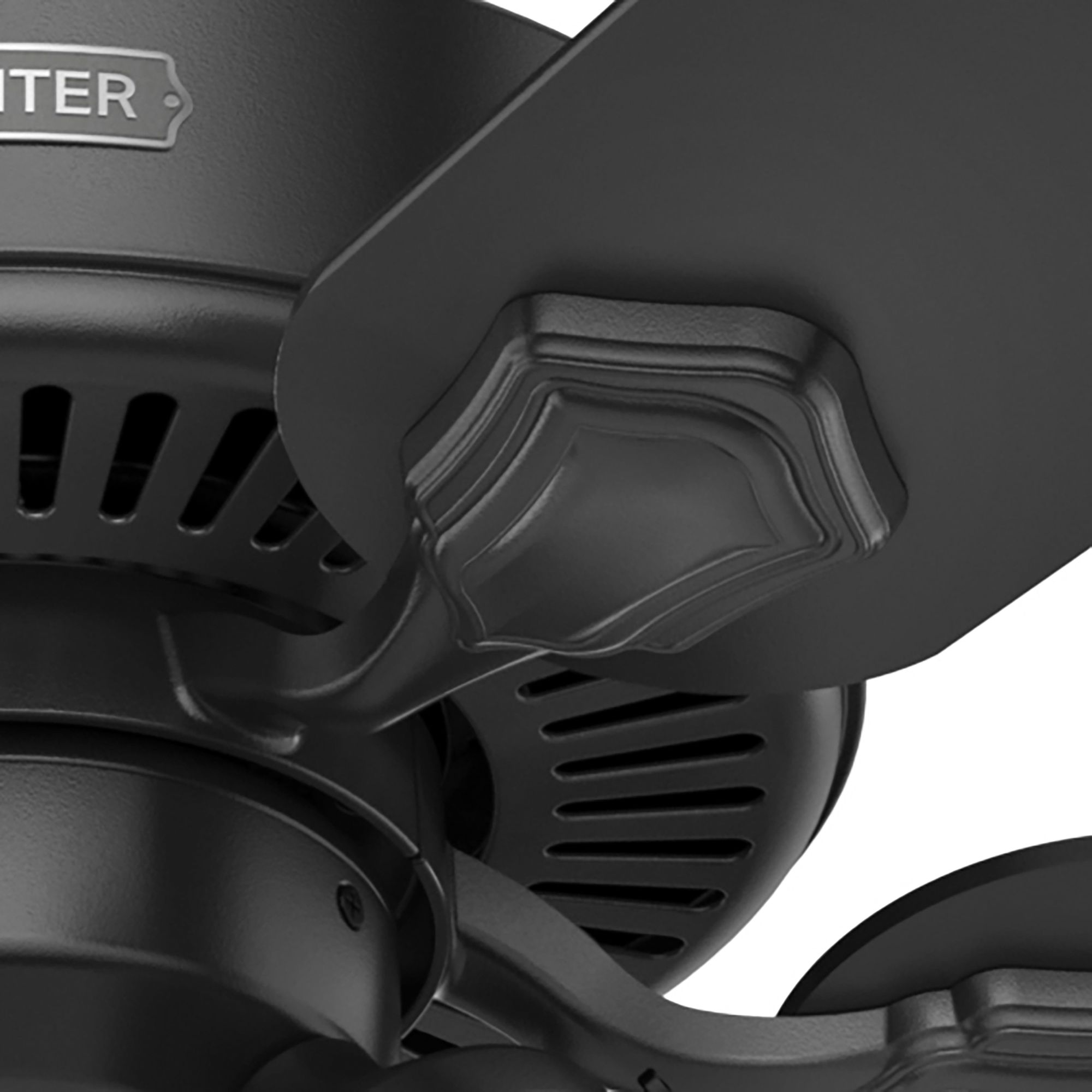 Hunter Swanson LED 44 in Matte Black ENERGY STAR Indoor Fan