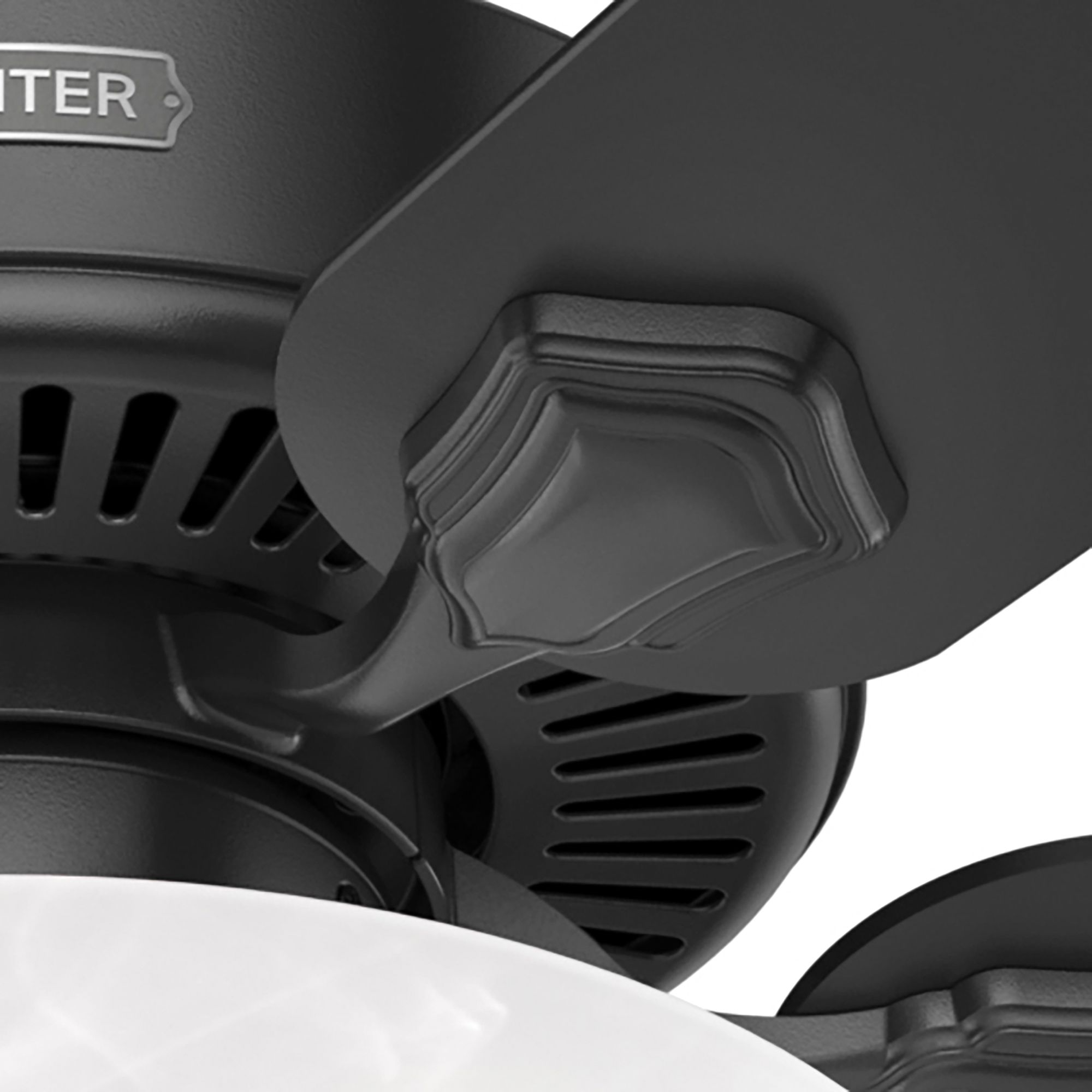 Hunter Swanson LED 44 in Matte Black ENERGY STAR Indoor Fan