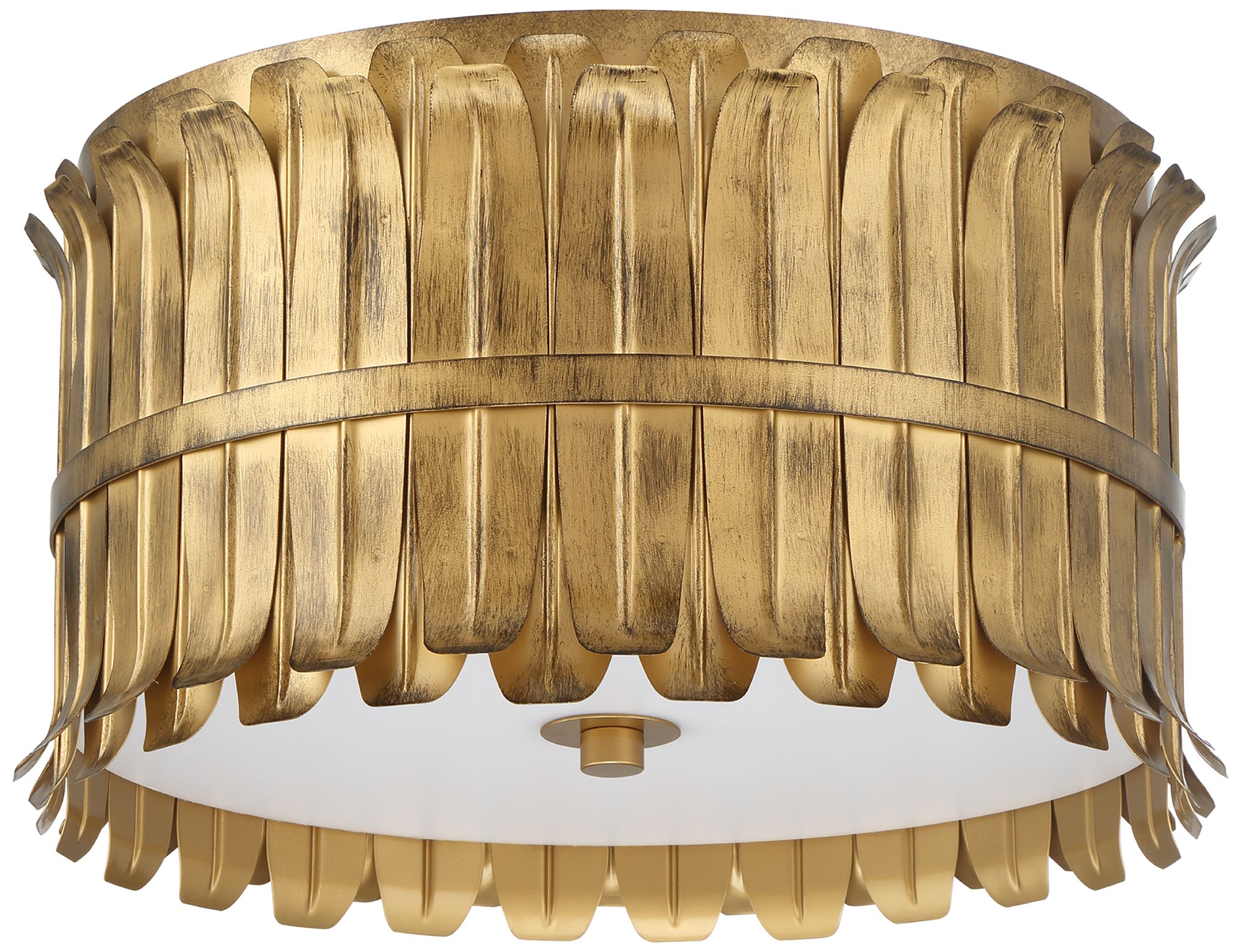 Image 2 Hunter Valdaz Brushed Luxe Gold 3 Light