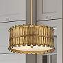 1_Hunter Valdaz Brushed Luxe Gold with Frosted Glass 3 Light Pendant