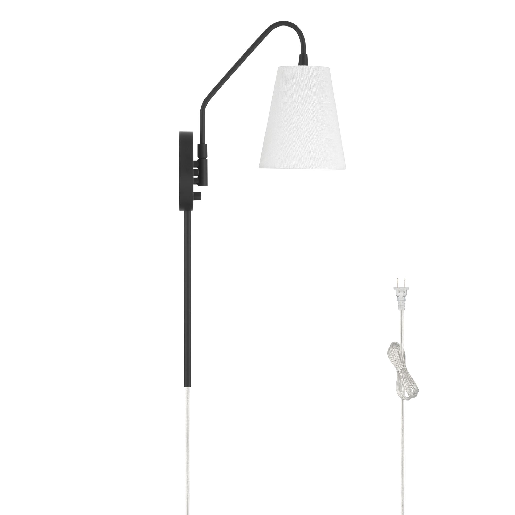 Hunter Valley Park Matte Black 1 Light Large Sconce Wall Light Fixture