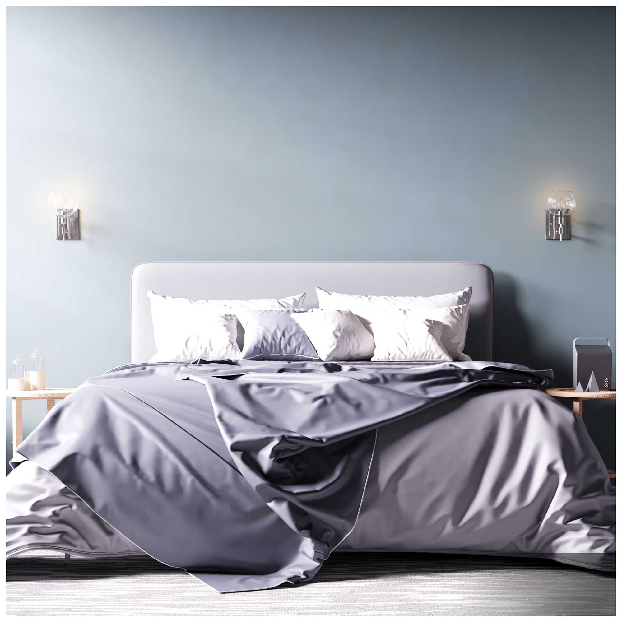 Image 4 Hunter Xidane Brushed Nickel with Clear Glass 1 Light Sconce more views