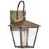 Huntersfield 13 3/4" High Bronze Outdoor Wall Light
