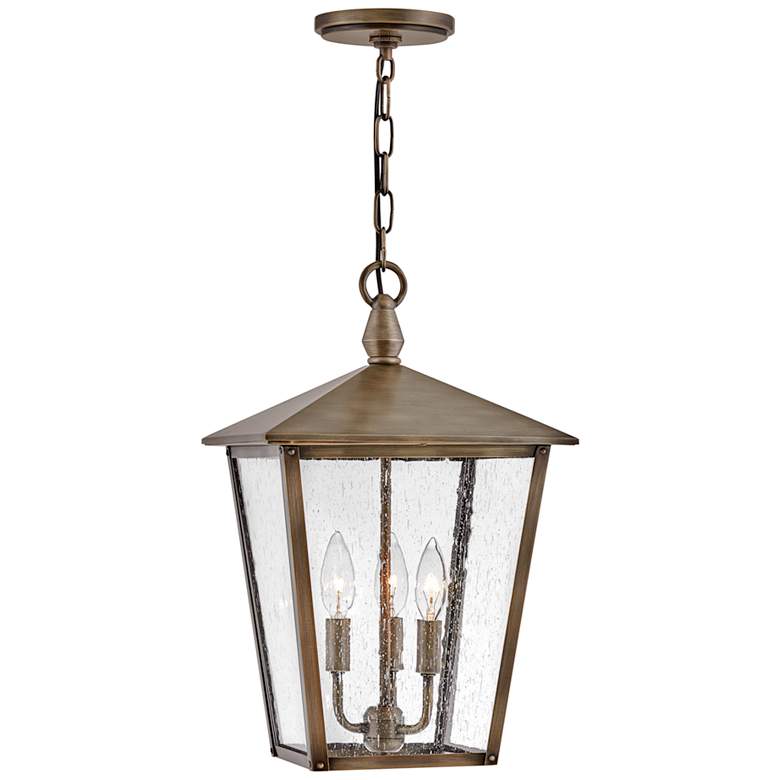 Image 1 Huntersfield 17 3/4" High Bronze Outdoor Hanging Light