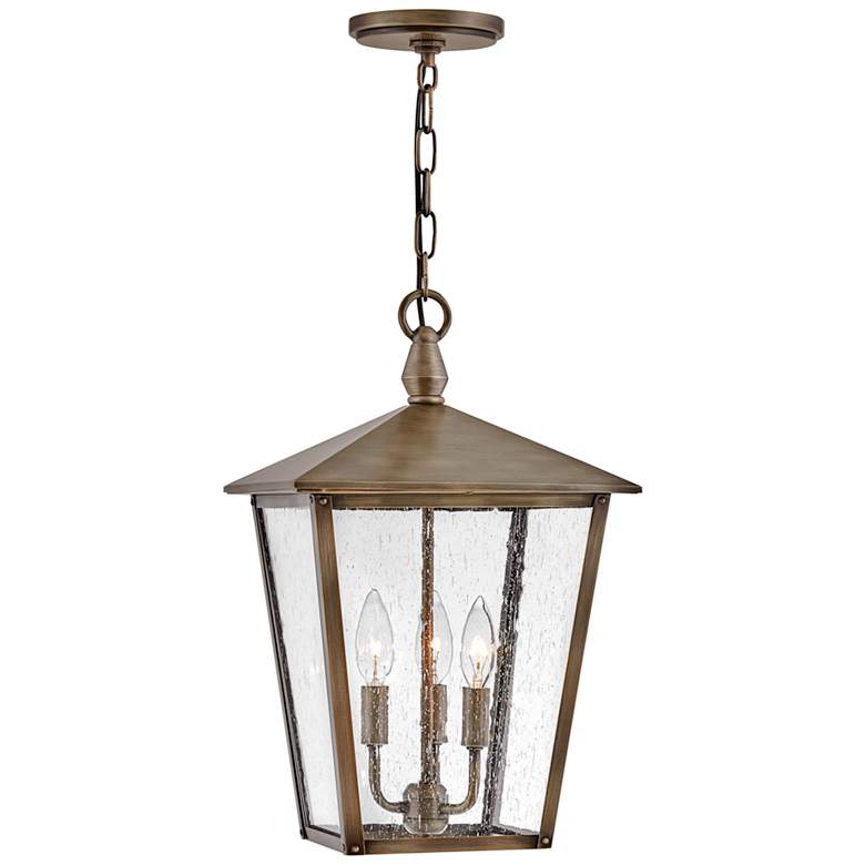 Image 1 Huntersfield 17 3/4 inch High Bronze Outdoor Hanging Light