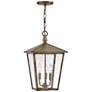 1_Huntersfield 17 3/4" High Bronze Outdoor Hanging Light