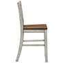 4_Huntington 23 1/4" Oak White Wood Counter Stools Set of 2 more views