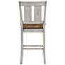 5_Huntington 23 1/4" Oak White Wood Counter Stools Set of 2 more views