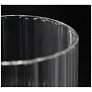 6_Huntington 24" Wide Black Vanity With Clear Ribbed Glass Shade more views