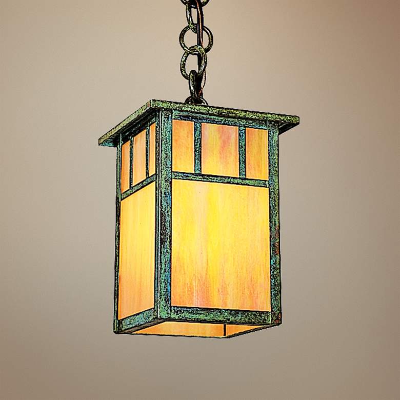 Image 1 Huntington 5 inch Wide Verdigris Patina Mini Pendant