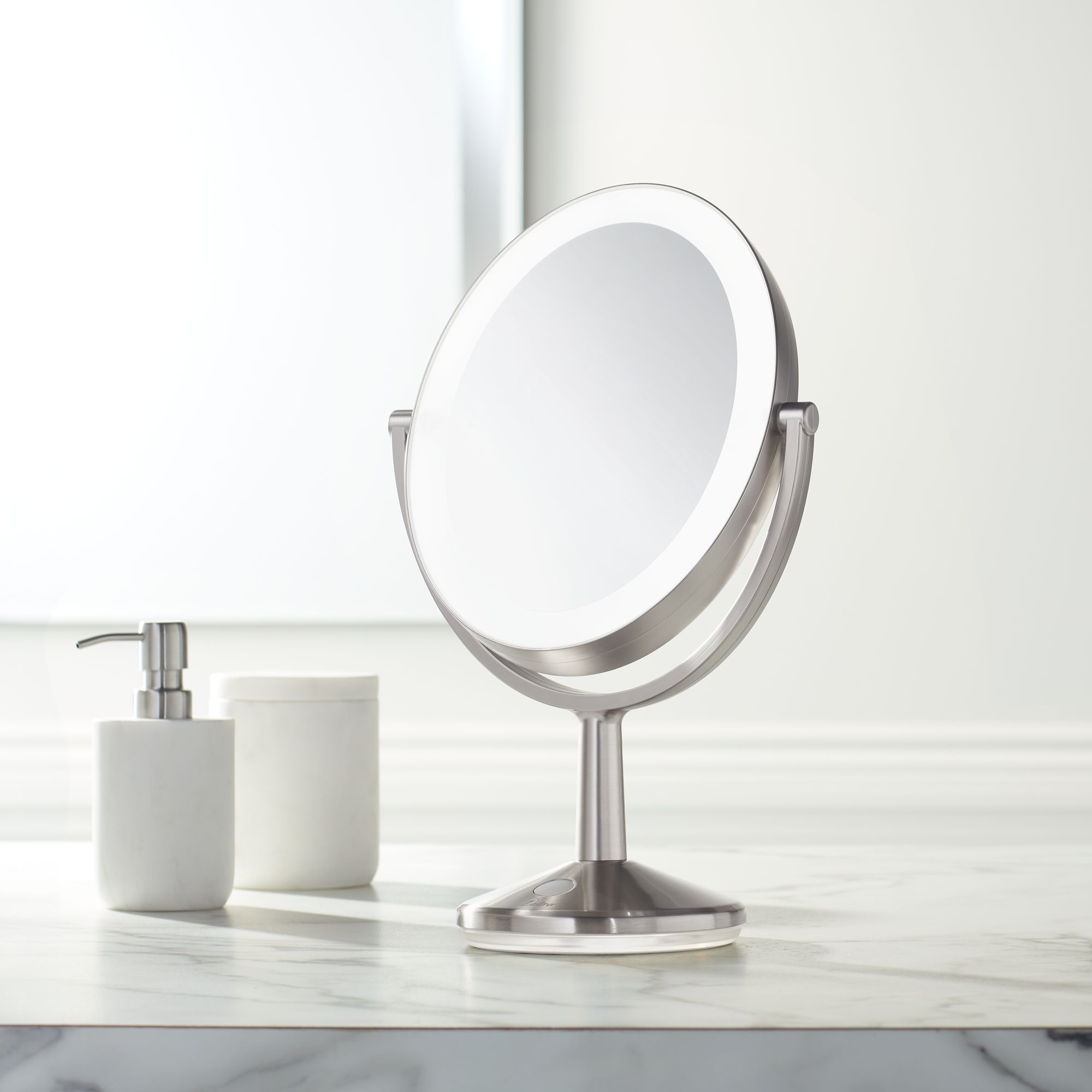 oval makeup mirror