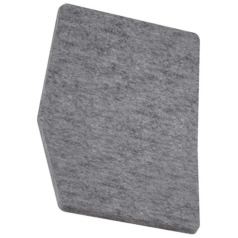 Image 1 Hush 10.6" Wide Light Grey LED Acoustic Wall Sconce
