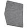 Hush 10.6" Wide Light Grey LED Acoustic Wall Sconce