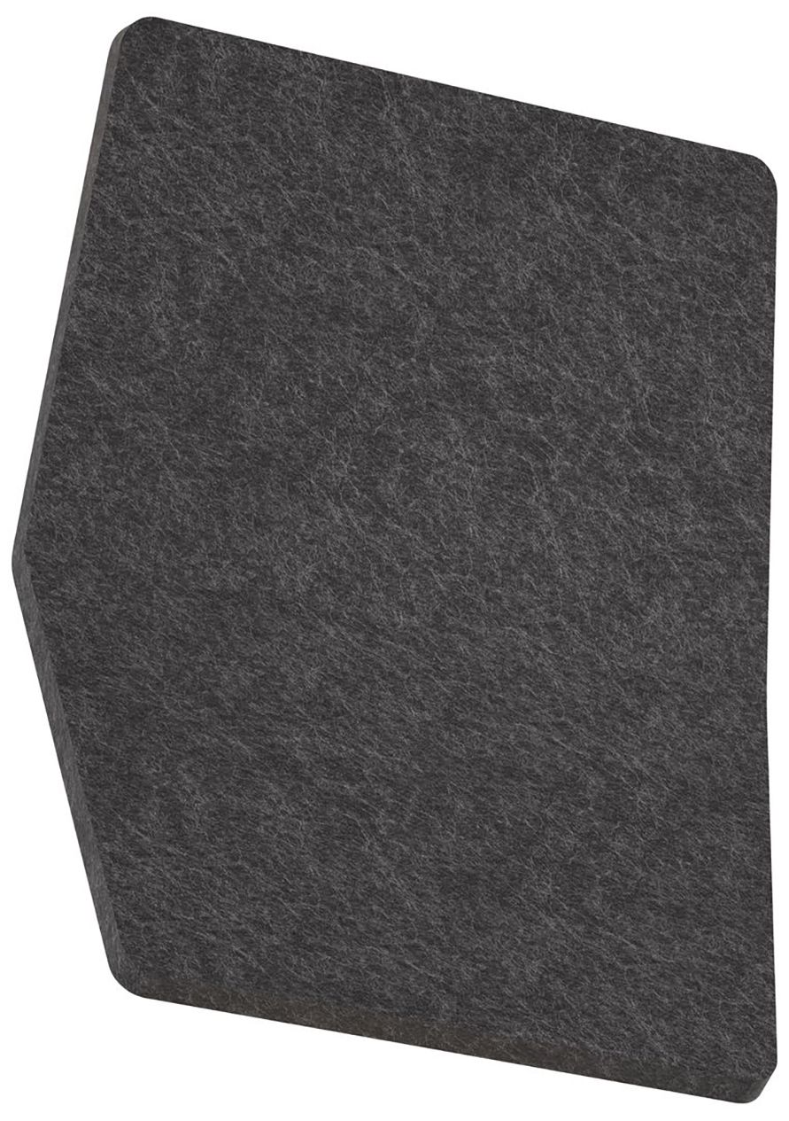 Hush 10.6" Wide Dark Grey LED Acoustic Wall Sconce - Made to Order