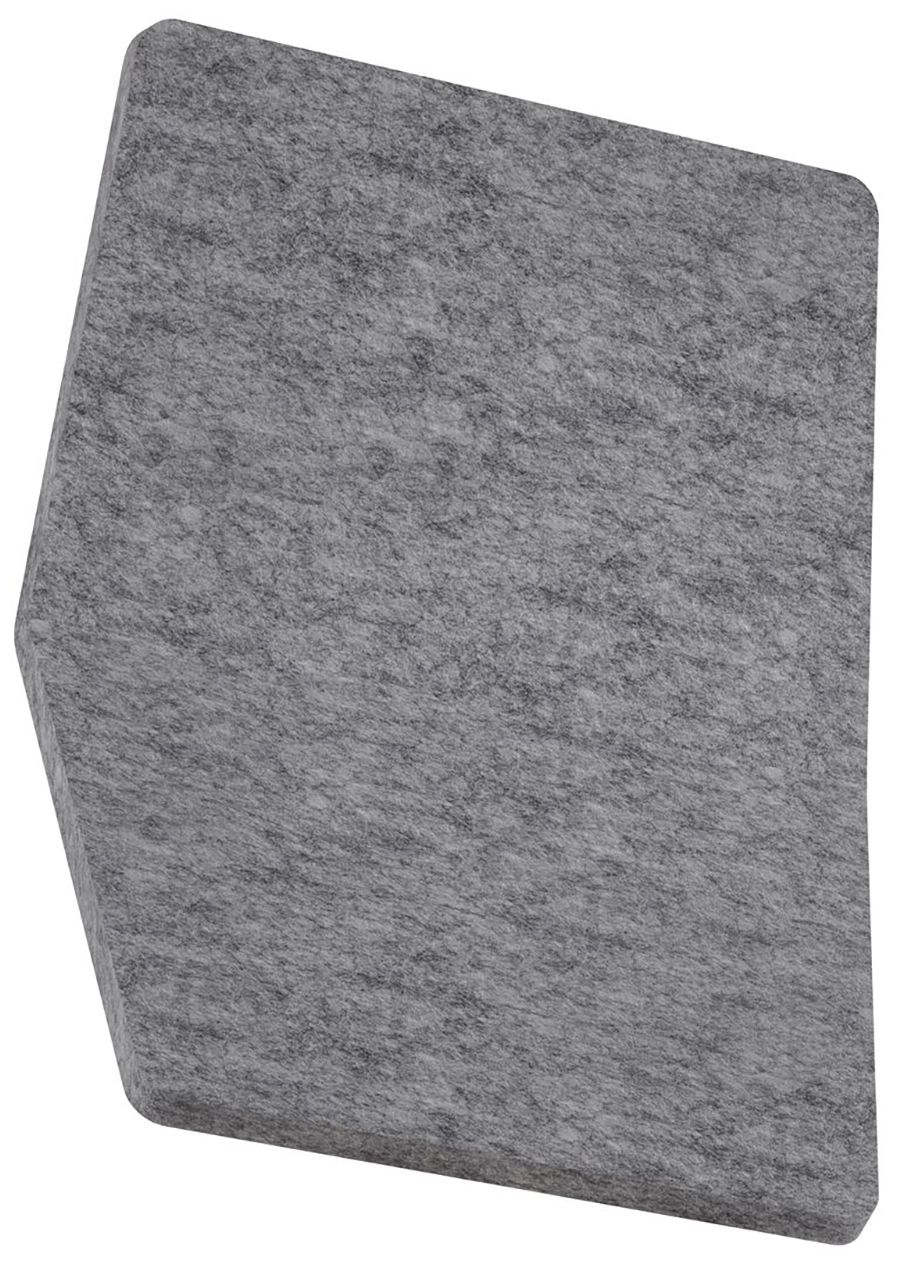 Hush 10.6" Wide Light Grey LED Acoustic Wall Sconce - Made to Order