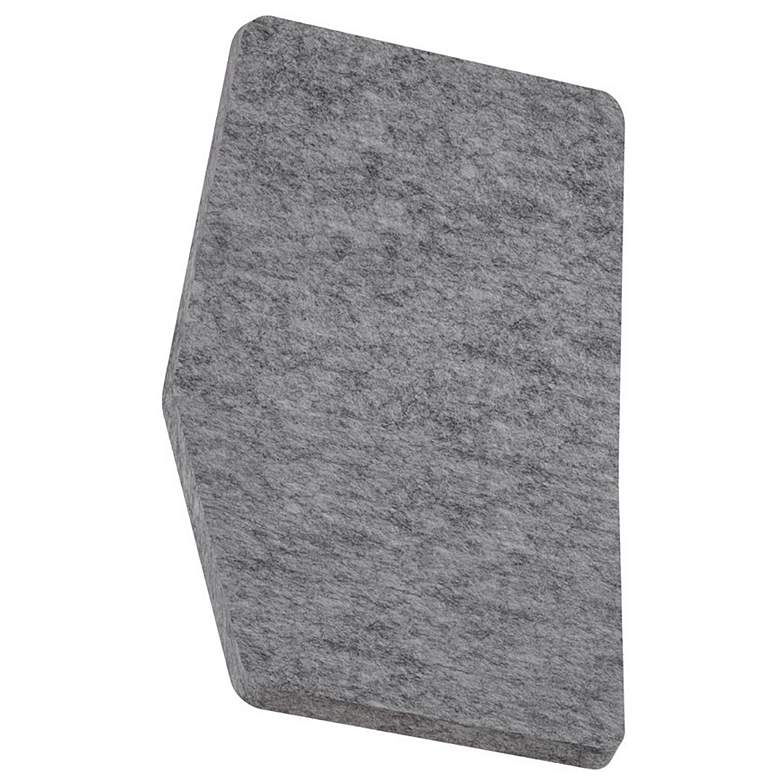 Image 1 Hush 8.7" Wide Light Grey LED Acoustic Wall Sconce