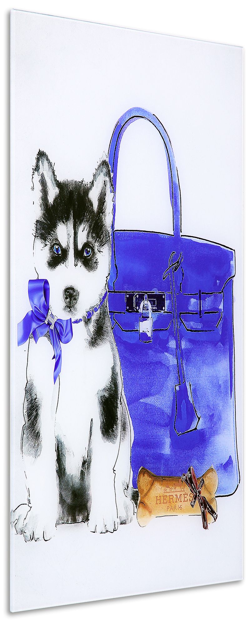 Image 2 Husky" Frameless Free Floating Tempered Glass Wall Art more views