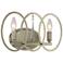Hutton 15.5 in. 2-Light Sterling Gold Bath Bar Vanity Light