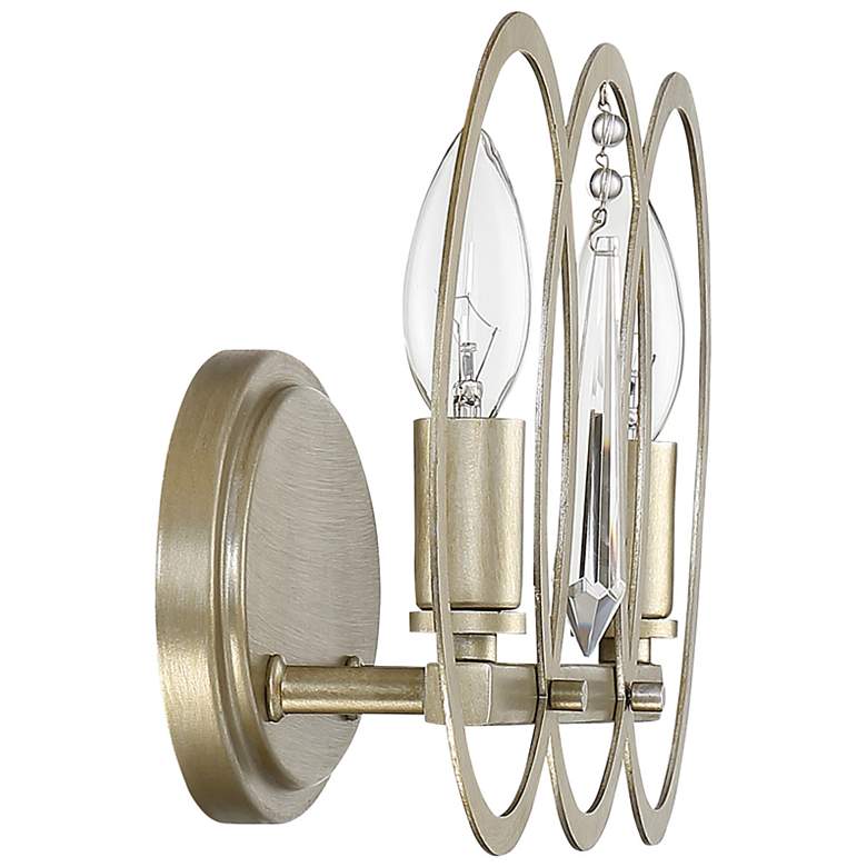 Image 5 Hutton 15.5 in. 2-Light Sterling Gold Bath Bar Vanity Light more views