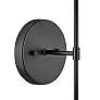 Hux 24" High Black Lacquered Brass Wall Sconce