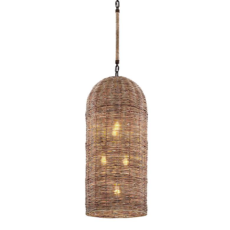 Image 2 Huxley 18" Wide Tidepool Bronze LED Basket Pendant Light