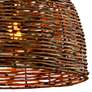 Huxley 24" Wide Tidepool Bronze LED Basket Pendant Light