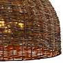 Huxley 33 3/4" Wide Tidepool Bronze LED Basket Pendant Light
