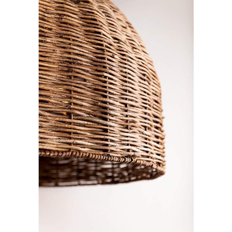 Image 6 Huxley 33 3/4" Wide Tidepool Bronze LED Basket Pendant Light more views