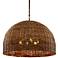 Huxley 43 3/4" Wide Tidepool Bronze LED Basket Pendant Light