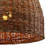 3_Huxley 43 3/4" Wide Tidepool Bronze LED Basket Pendant Light more views