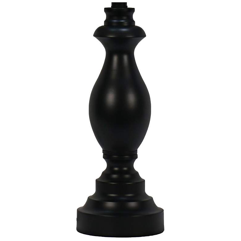 Image 2 Huygens Black Balustrade USB Table Lamps Set of 2 more views