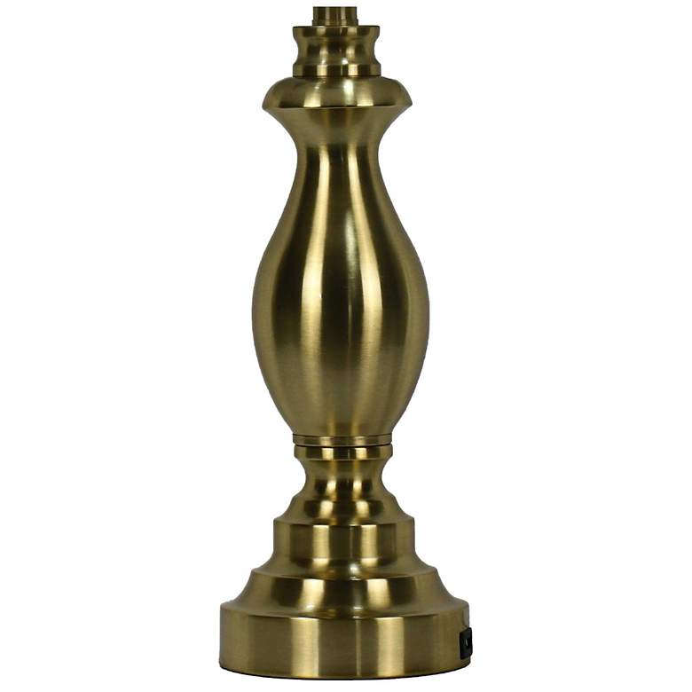 Image 2 Huygens Soft Gold Balustrade USB Table Lamps Set of 2 more views