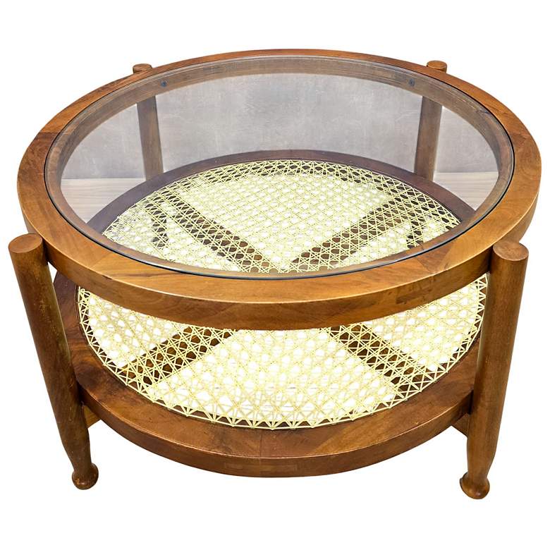 Image 3 Hyacinth Coffee Table - Honey/Cane more views