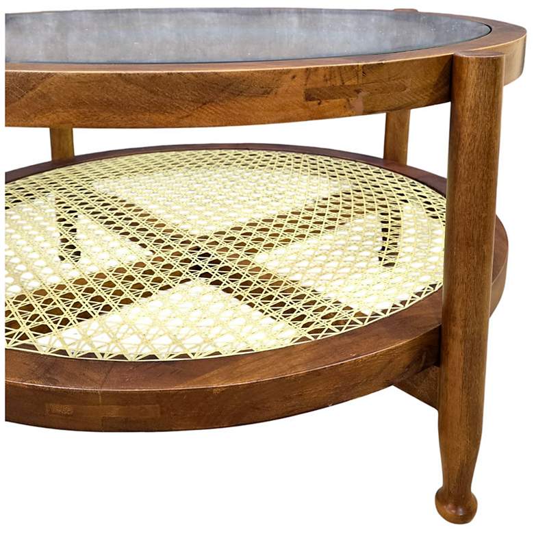 Image 4 Hyacinth Coffee Table - Honey/Cane more views